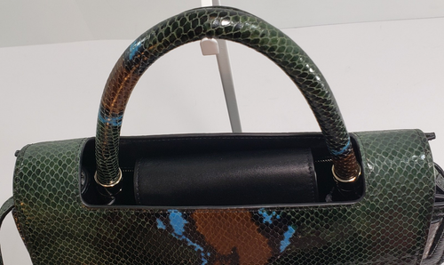 Henri Bendel Python Snake Leather Bag, Limited Edition, WAS $1,000 *NEW & RARE!* - Picture 14 of 17