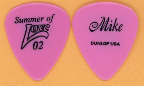 Heart Mike Inez Signature Pink Guitar Pick - 2002 Summer of Love Tour