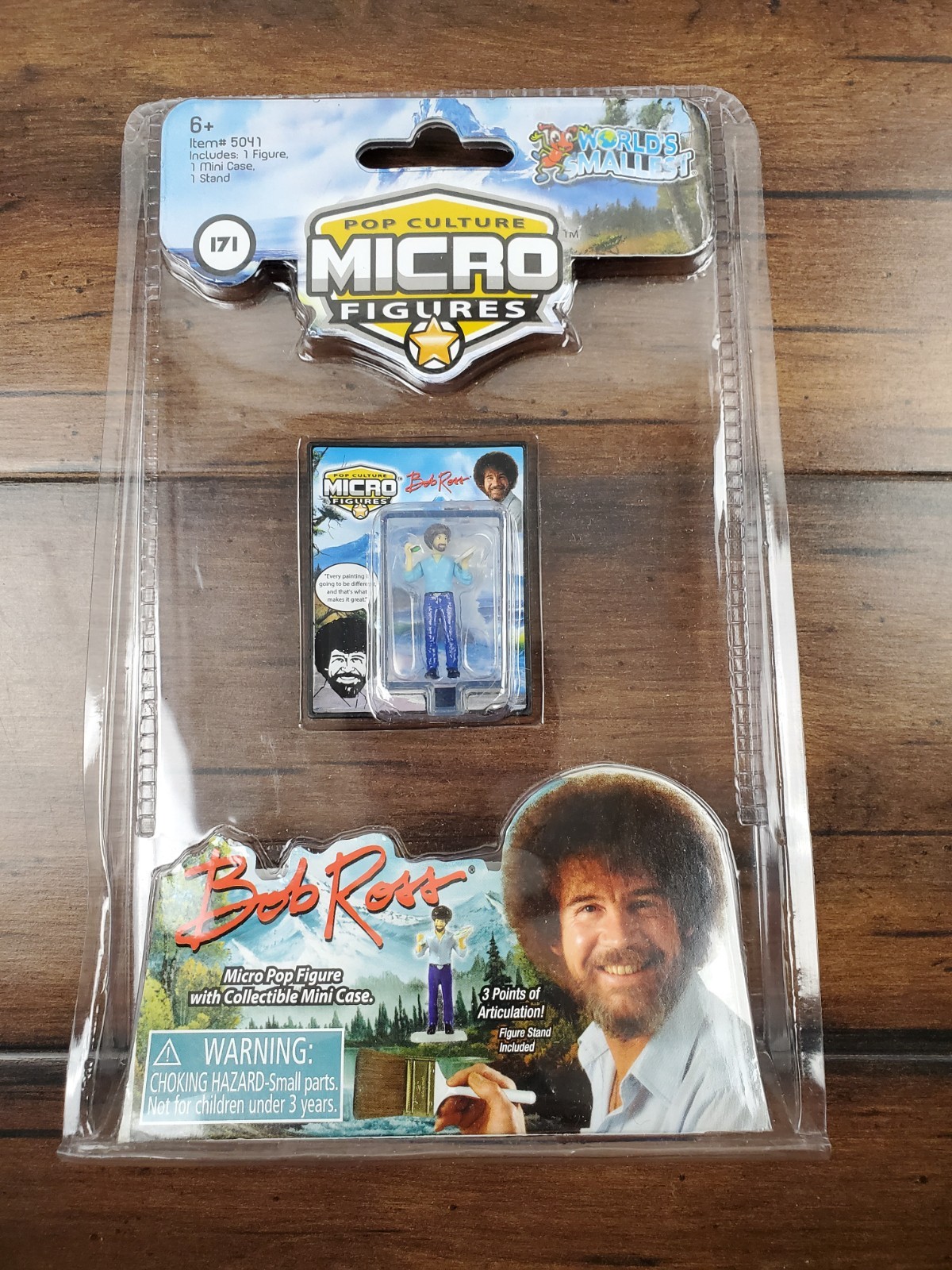 S Articulating Collectible Mini Case Bob Ross