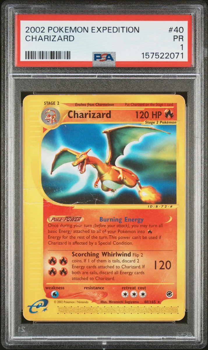 25+ Pokémon TCG Grade 1 Charizard Individual Collectible Card Game