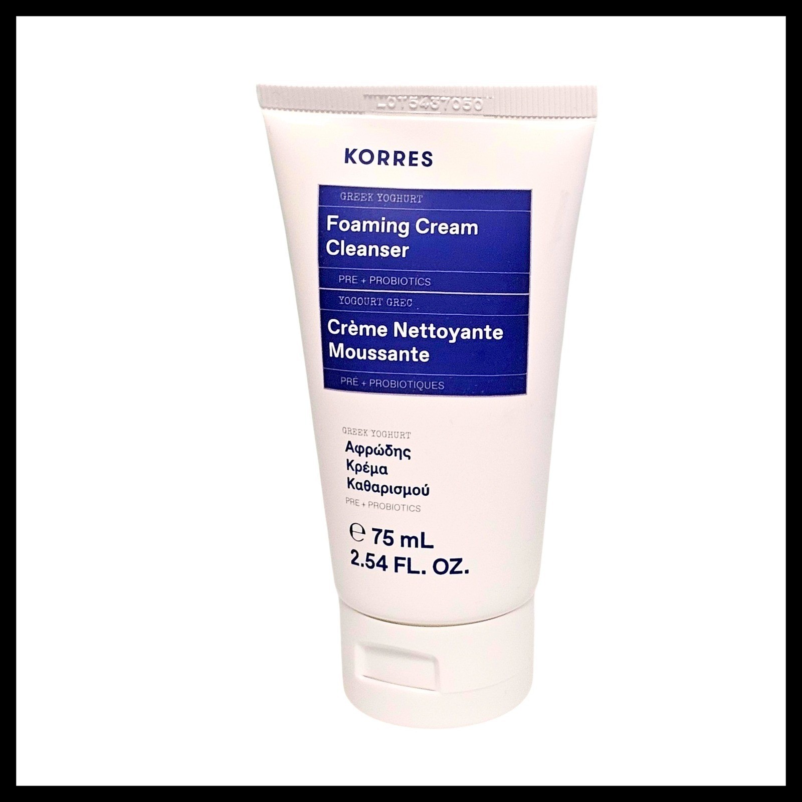 KORRES Greek Yoghurt Foaming Cream Cleanser Pre Probiotics 254 FL OZ 2390₽