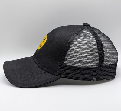 DREW HOUSE Mascot Smiley Face TRUCKER HAT Black Mesh Back  display picture 1