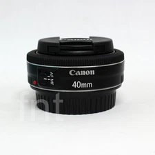 Canon EF 40mm F/2.8 STM Pancake Lens, Black, Excellent Condition