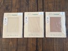 (3) SECRET MOMENTS PANTYHOSE 2 Alabaster 1 Sparkle Beige Size M Vintage 5'3-5'7 — photo 1