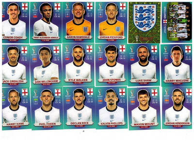 Panini Sticker WM 2022 Qatar FIFA World Cup Team England Harry Kane