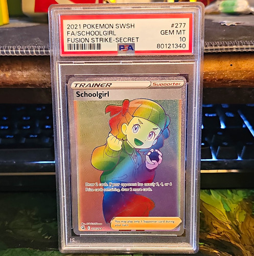 Schoolgirl graded PSA 10 for sale on eBay