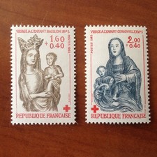 France Yvert Num 2295-2296   Croix Rouge  1983