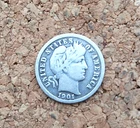 1901-0 Barber Dime, Very Nice.  N010