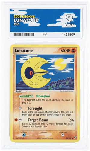 Lunatone graded ACE 9 for sale on eBay