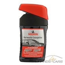 300ml NIGRIN HARTWACHS-COLORPOLITUR SCHWARZ LACKPOLITUR LACK POLITUR PFLEGE