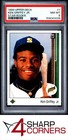 1989 UPPER DECK STAR ROOKIE #1 KEN GRIFFEY JR. RC MARINERS HOF PSA 8