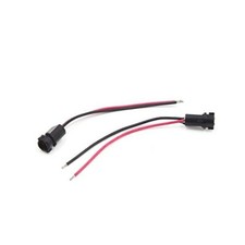 2Pcs T5 Panel Light Lamp Bulb Extension Wire Harness Socket Connector for Car