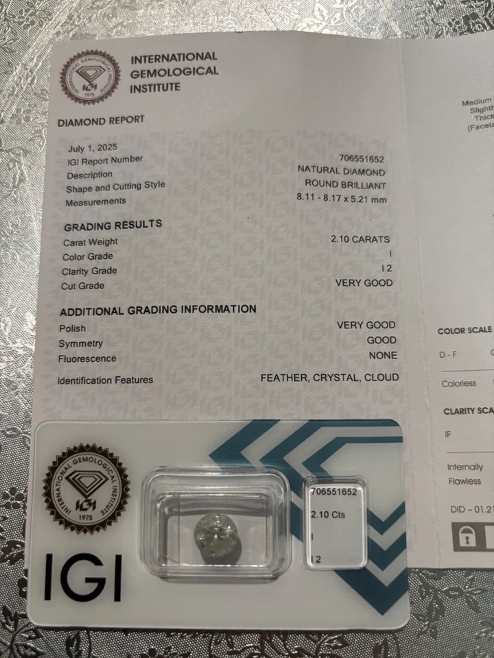 Natural diamonds, no laboratory , GEMS - Image 4 of 4