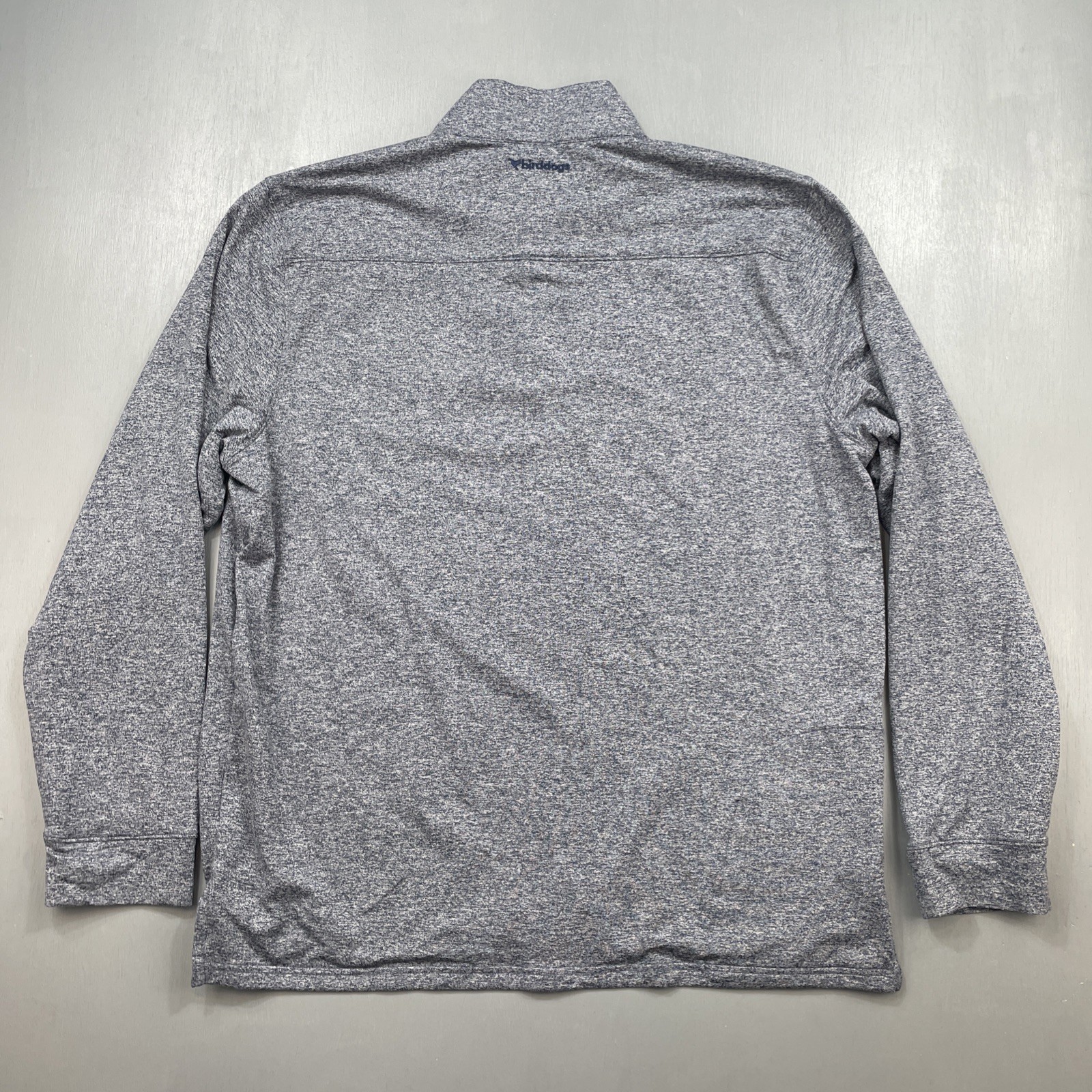 Birddogs Shirt Mens XL 1/4 Quarter Zip Performance Pullover Golf Navy Heather