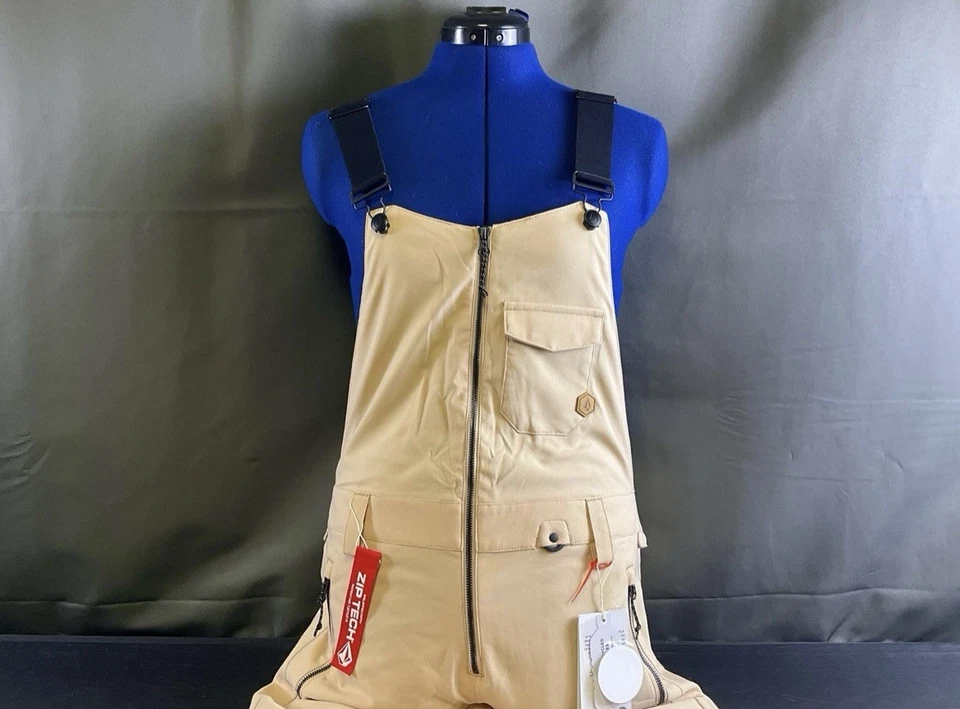 全新 Volcom 女式 Swift 围兜 整体棕褐色 带标签 尺寸 M — 第 2/4 张图片