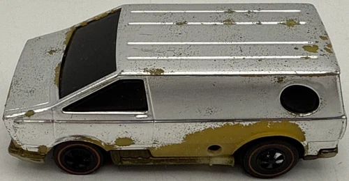 Mattel Hot Wheels Redline Sizzlers Vandom Chrome Van Diecast Toy Vintage 1969