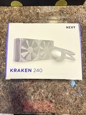 NZXT KRAKEN 240 Liquid CPU Cooler Model RL KN240 B1 for Intel and AMD AM4 AM5