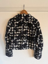 COMME des GAR ONS Floral Embroidered Cropped Jacket Size M Women's Used