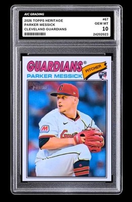 S.マクガフ 1／5シリアル toppsカード 2026 Topps Series 1 - Parker Messick #67 (RC) for sale online | eBay