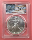 2021 SILVER EAGLE PCGS PAUL C BALAN  MS70 TYPE 2 / 42824492