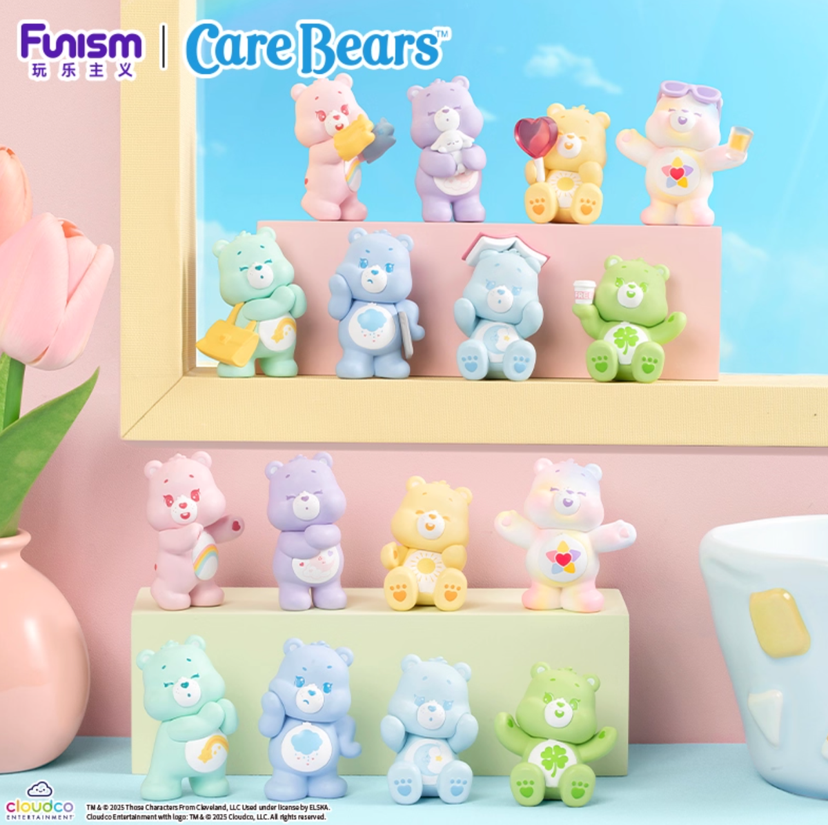💡Funism x Care Bears Glimmering Daily Life One Blind Box - 3 Mini