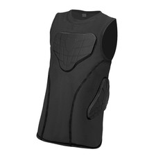 Rib Protector Vest Chest Protective Pad Equipment Goal Keeper Top Sleeveless