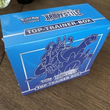 Pokemon Top Trainer Box Kampfstile Blau OVP Deutsch