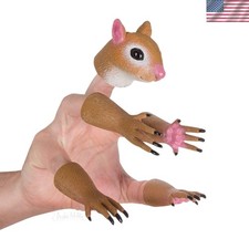 Set of 5 Archie Handi Squirrel Finger Puppets - Ideal for Kids' Story Time