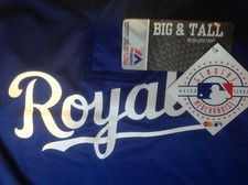 Kansas City Royals MLB BLUE Cool Base 2 button Jersey BIG & TALL (XLT)