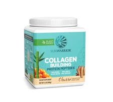 Sunwarrior - Collagen Building Protein Peptides | Drink Mix, Churro, 1.1 Lb/500g