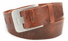 5 cm Ledergürtel Vollleder echtes Leder Jeansgürtel Büffelleder Vascavi Gürtel