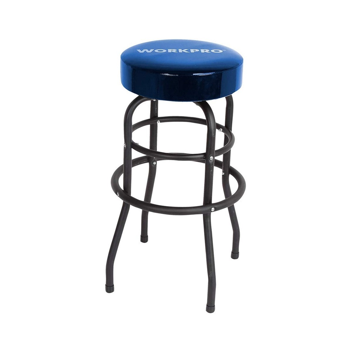 WORKPRO Garage Shop Stool, Heavy-Duty Steel Construction Garage