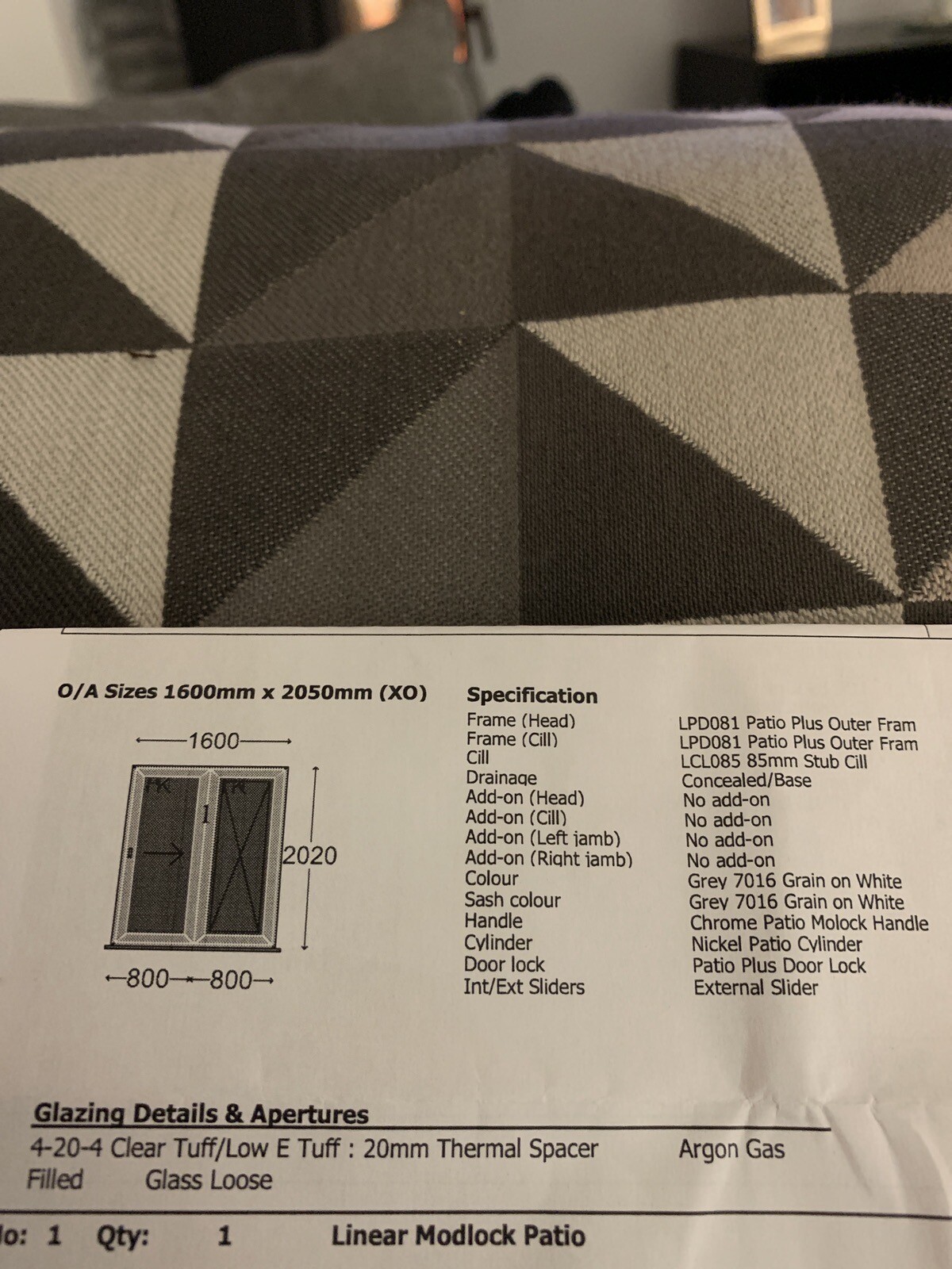 grey sliding patio doors eBay