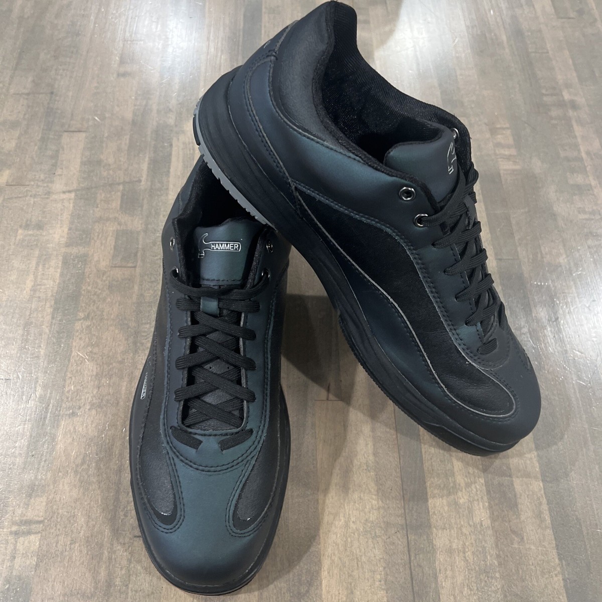 Men\'s‎ Hammer Force Black/Carbon Left Hand Bowling Shoes-Size 10-Great Condition KR Strikeforce Hammer Force Men main image 3