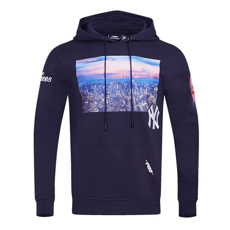 スウェット・トレーナー Pro Standard MLB New York Yankees Hoodie Sweatshirt Pro Standard New York Yankees City Scape Mens Pullover