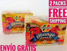 2 Packs TE DE ABANGO TEA PROPOLIS ECHINACEA 50 BAGS Propoleo Equinacea Eucalipto