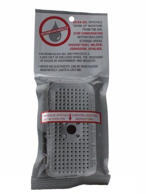 40 Gram Silica Gel Desiccant, Moisture Absorber Dehumidifier, 1 pack
