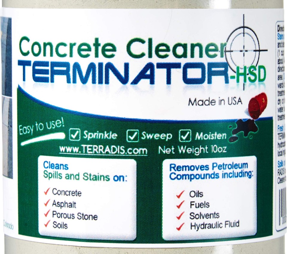 TerminatorHSD Concrete Oil Stain Remover EcoFriendly BioRemediates and Rem... eBay
