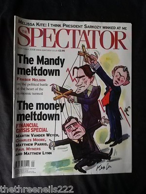 THE SPECTATOR - FINANCIAL CRISIS SPECIAL - OCT 11 2008