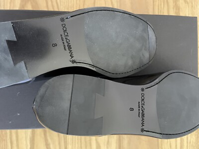Dolce and Gabbana Mocassino Spazzolato Penny Loafer. Brand 