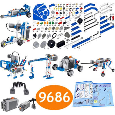 9686 Technische Teile Multi Technologie MOC Ziegel pädagogisch Schule Schüler lernen