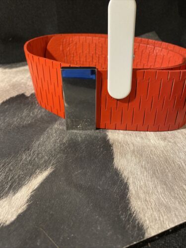 DIANE VON FURSTENBERG BLUE WAIST CINCHING BELT SIZE SMALL  display picture 2