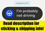 thumbnail 1 - Tesla Autopilot Car "I'm probably not driving" bumper MAGNET sticker/decal, Dark