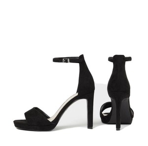 New Womens FAITH Black Faux Suede Party Heels Shoes Size 6 Wide Fit RRP Â£39 | eBay