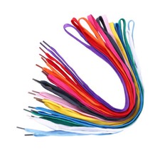 12 Pairs replacement flat shoelaces Fashion Shoe Laces Strings for Sports Shoes