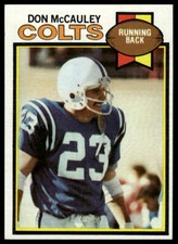 Don McCauley 1979 Topps #49 Baltimore Colts