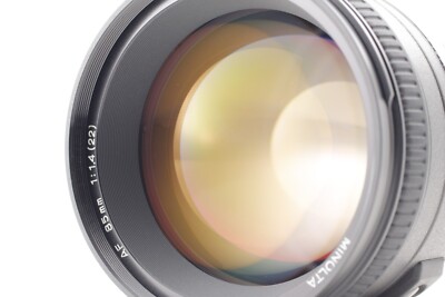 Mint】 Minolta AF 85mm F 1.4 Portrait Lens for Sony / Minolta A