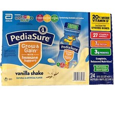 PediaSure OptiGRO Kids Vanilla Shake, 24 Bottles x 8fl.oz