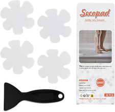 36PCS Bathtub Stickers Non-Slip, Safety Shower Treads Adhesive Appliques