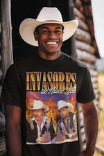 Camiseta Unisex Los Invasores de Nuevo León | Lalo Mora | Camisas Artista Mexicano
